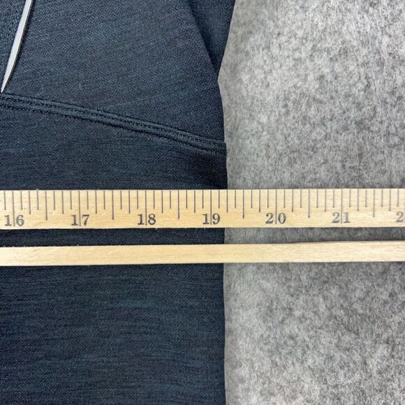 Under Armour Sweatshirt Womens Large Black 1/4 Zip Storm Mock Neck Running Y2K - Picture 11 of 14